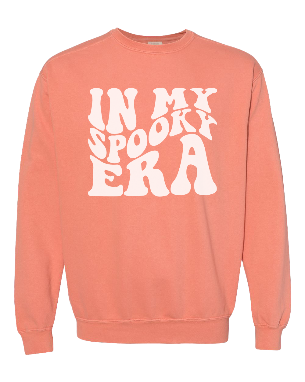 In My Spooky Era Crew Sweatshirt - Terracotta