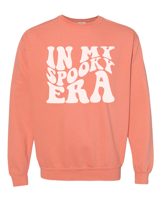 In My Spooky Era Crew Sweatshirt - Terracotta