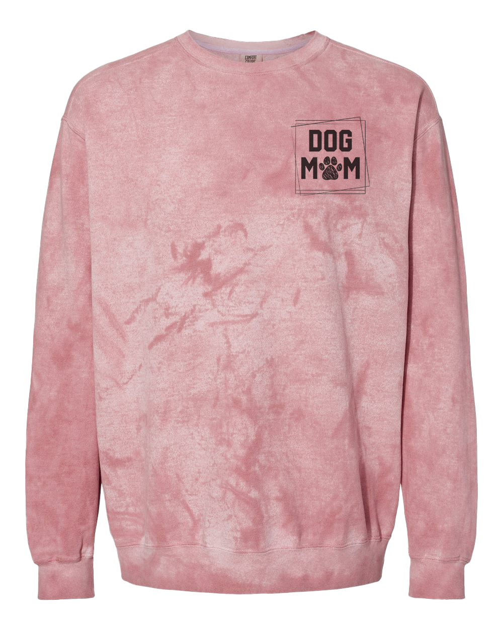 Dog Mom Crew Sweatshirt - Clay