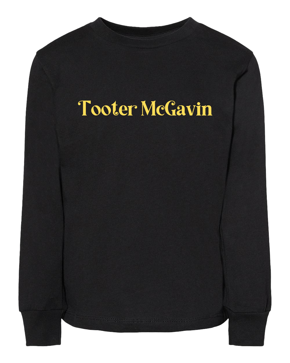 Toddler Tooter McGavin Long Sleeve Tshirt - Black