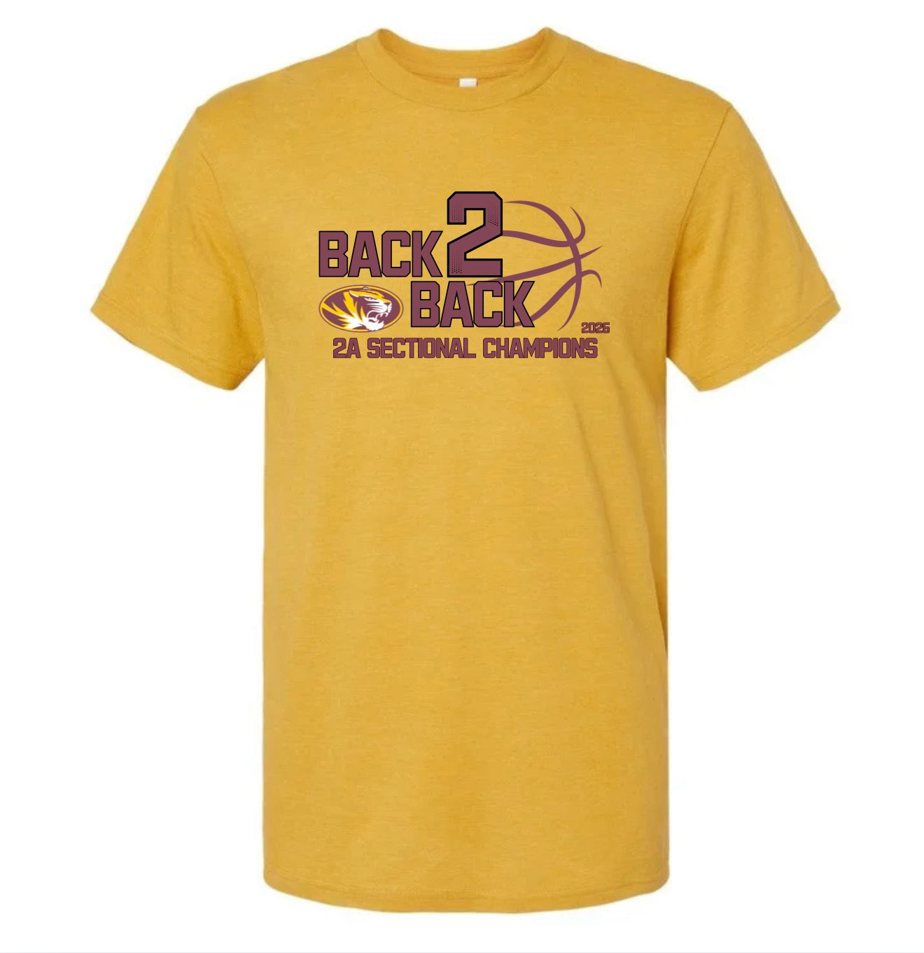 Back2Back Alex Tigers Sectional Champs Tshirt