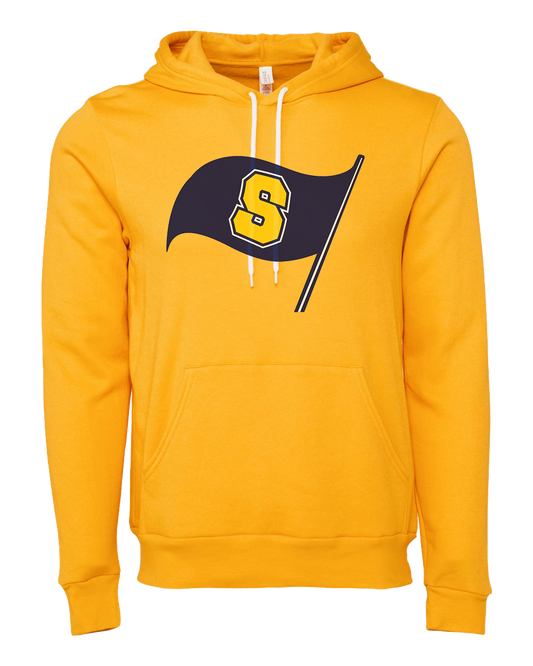 Shenandoah Raiders Flag Hooded Sweatshirt - Gold