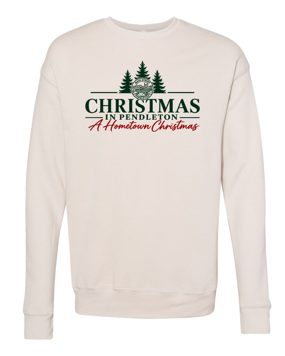 Christmas in Pendleton 2026 Crewneck - Bella Canvas
