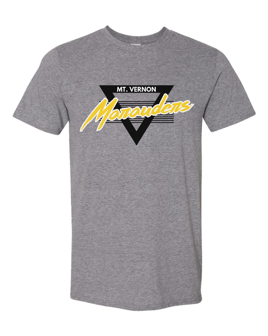 Mt. Vernon Marauders Retro 90's Tshirt - Graphite Heather