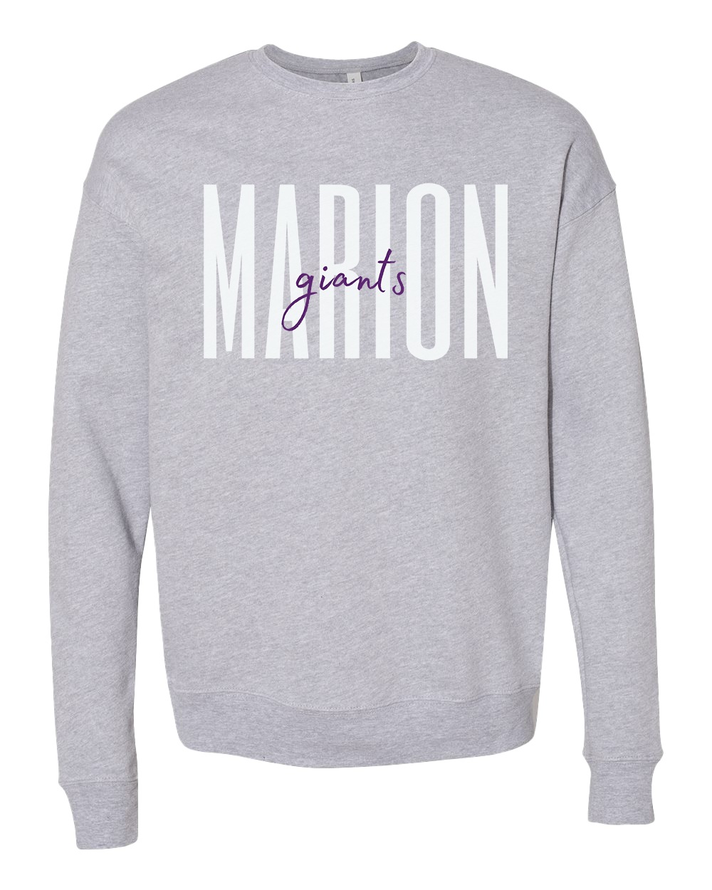 Marion Giants Script Crew Sweatshirt - Various Colors