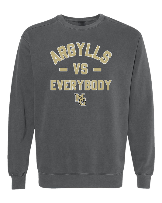 Argylls vs Everybody Crew Sweatshirt - Dark Grey