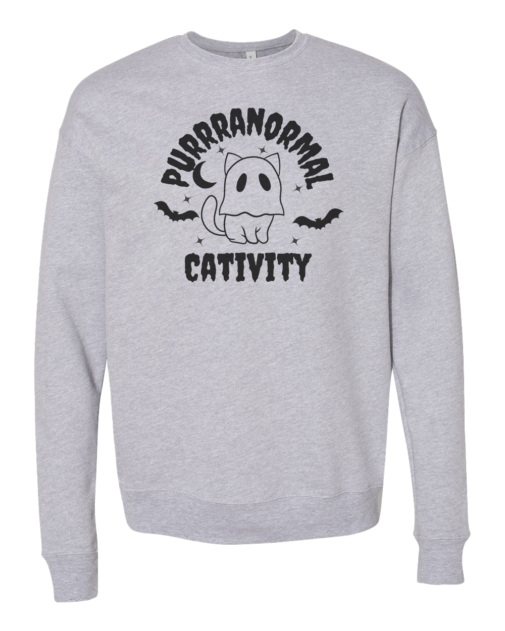 Purranormal Cativity Crew Sweatshirt - Athletic Heather