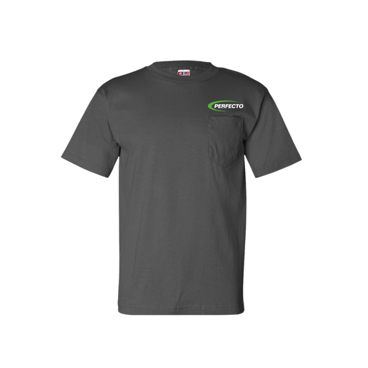 Perfecto Embroidered Pocket Tshirt - Various Colors