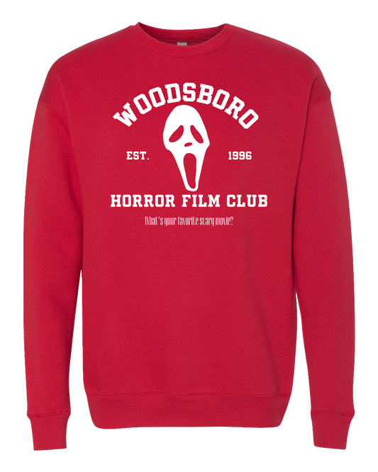 Woodsboro Film Club Crew Sweatshirt - Red