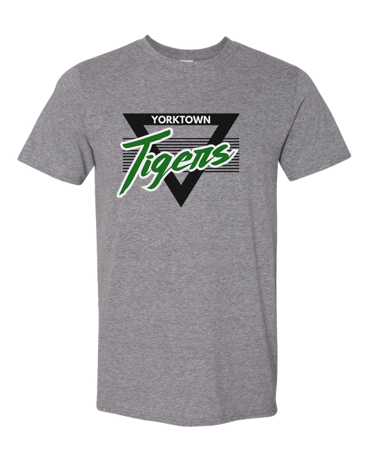 Yorktown Tigers Retro 90s Tshirt - Graphite Heather