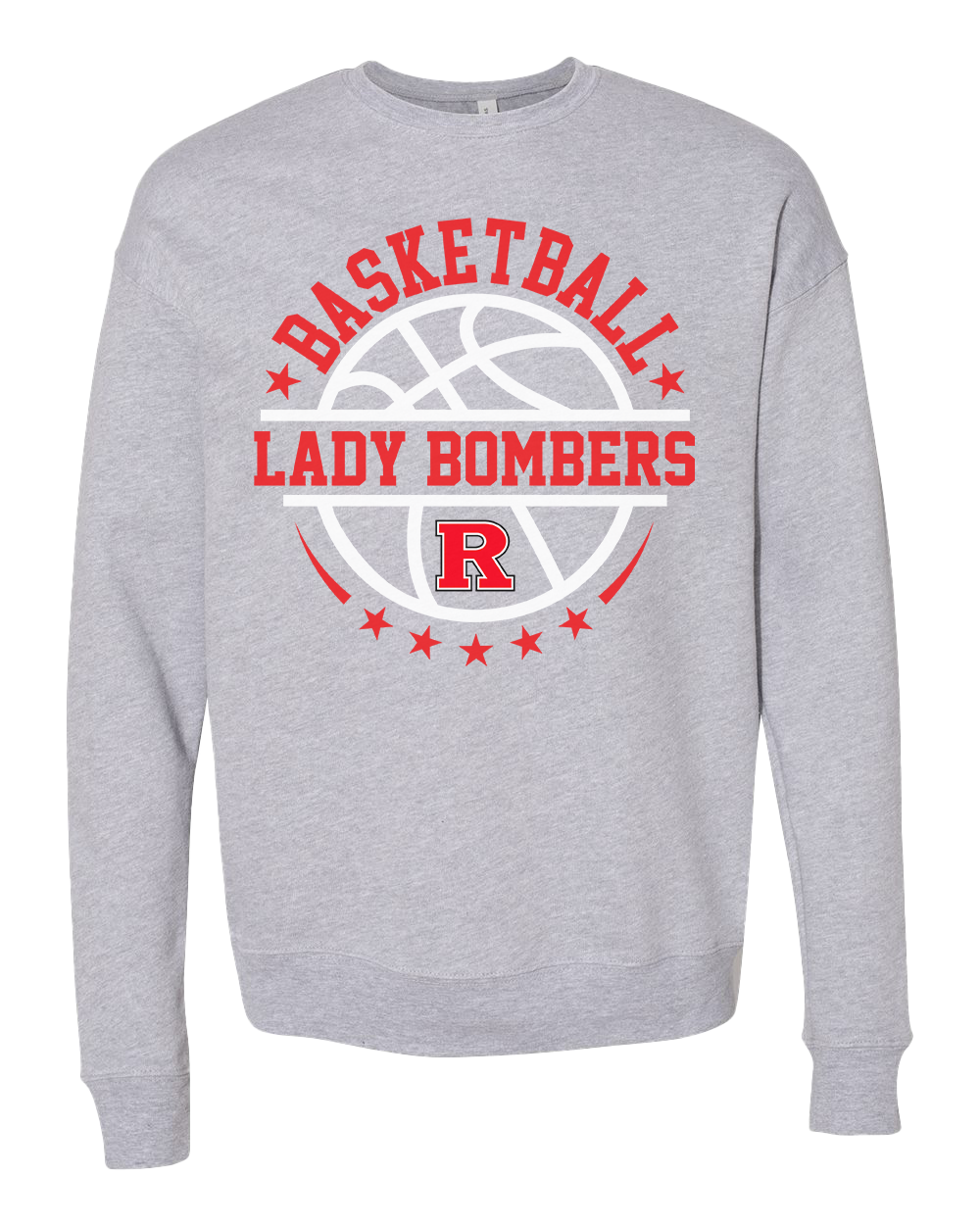 Rensselaer Central Lady Bombers Basketball Sweatshirt - Athletic Heather