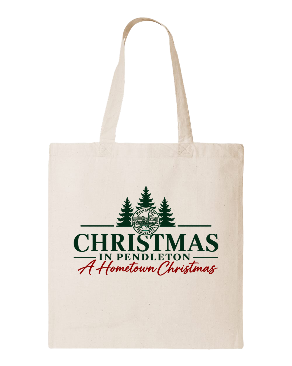 Christmas in Pendleton 2026 Tote Bag - Canvas