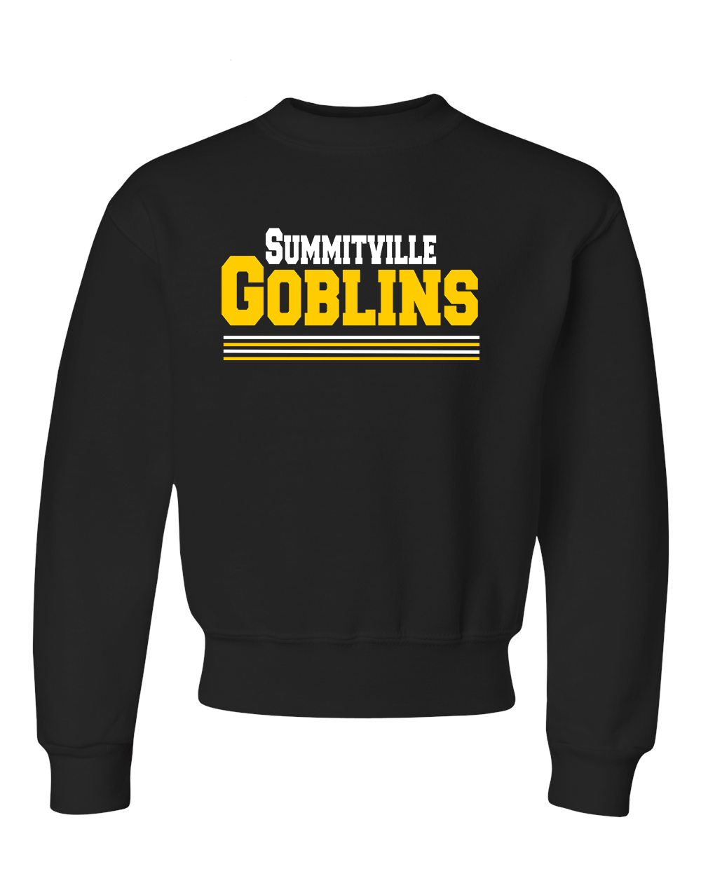 Youth Summitville Goblins Crew Sweatshirt - Black
