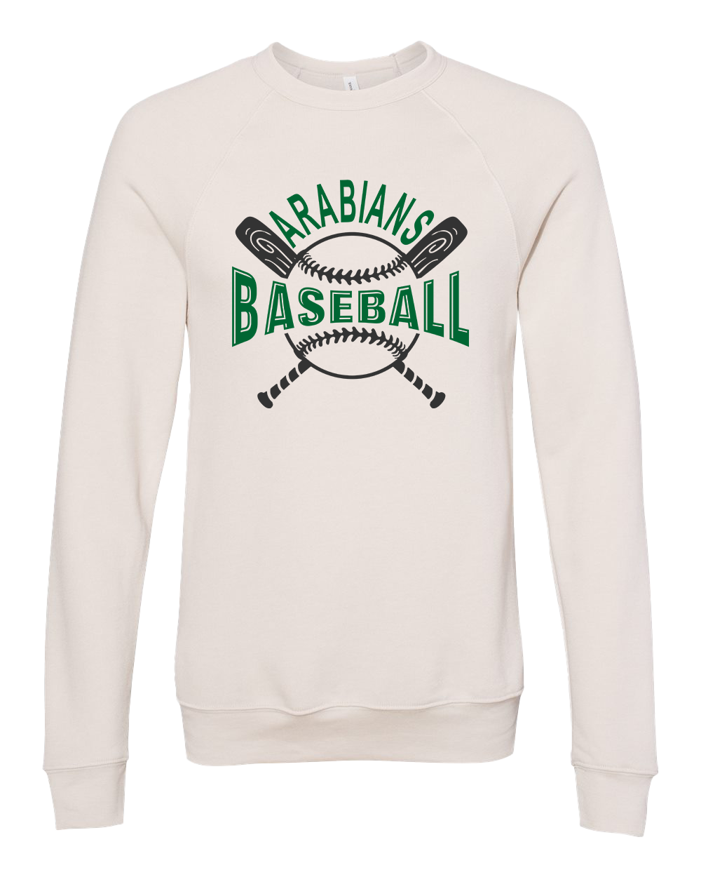 Pendleton Arabians Baseball Crew Sweatshirt - Heather Dust