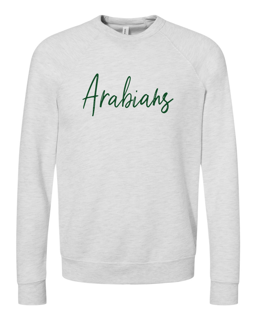 Arabians Script Crew Sweatshirt - Ash