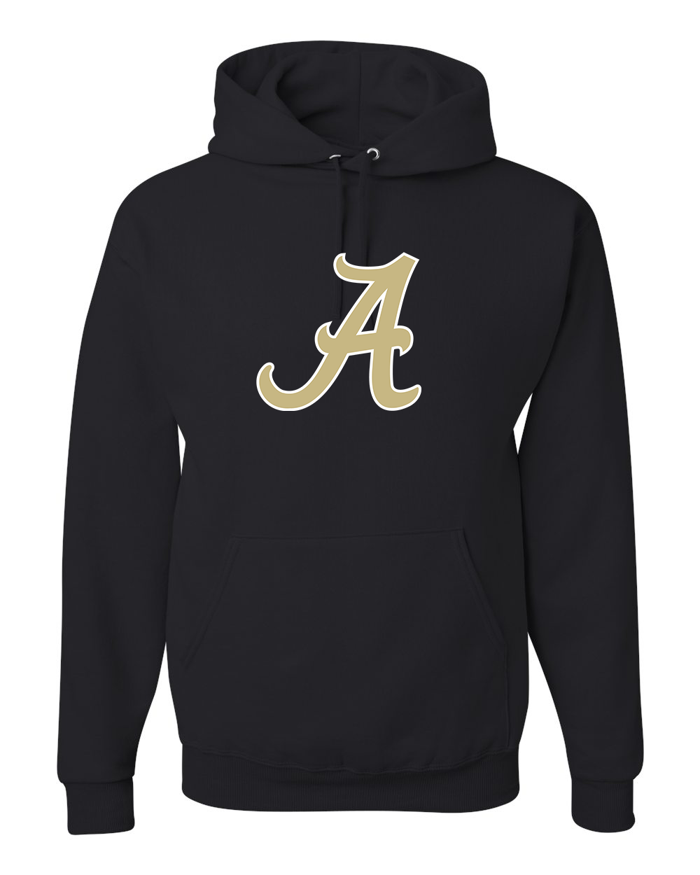 Madison Grant Argylls "A" Hooded Sweatshirt - Black