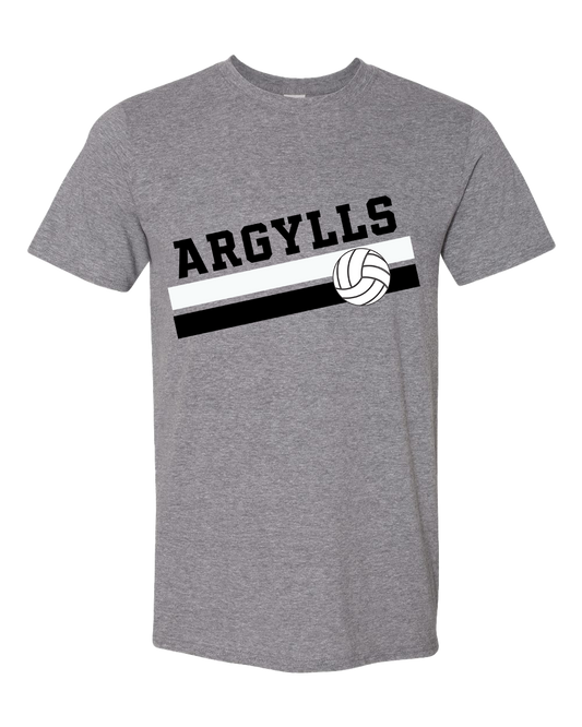 Argylls Volleyball Championship Tshirt - Graphite Heather