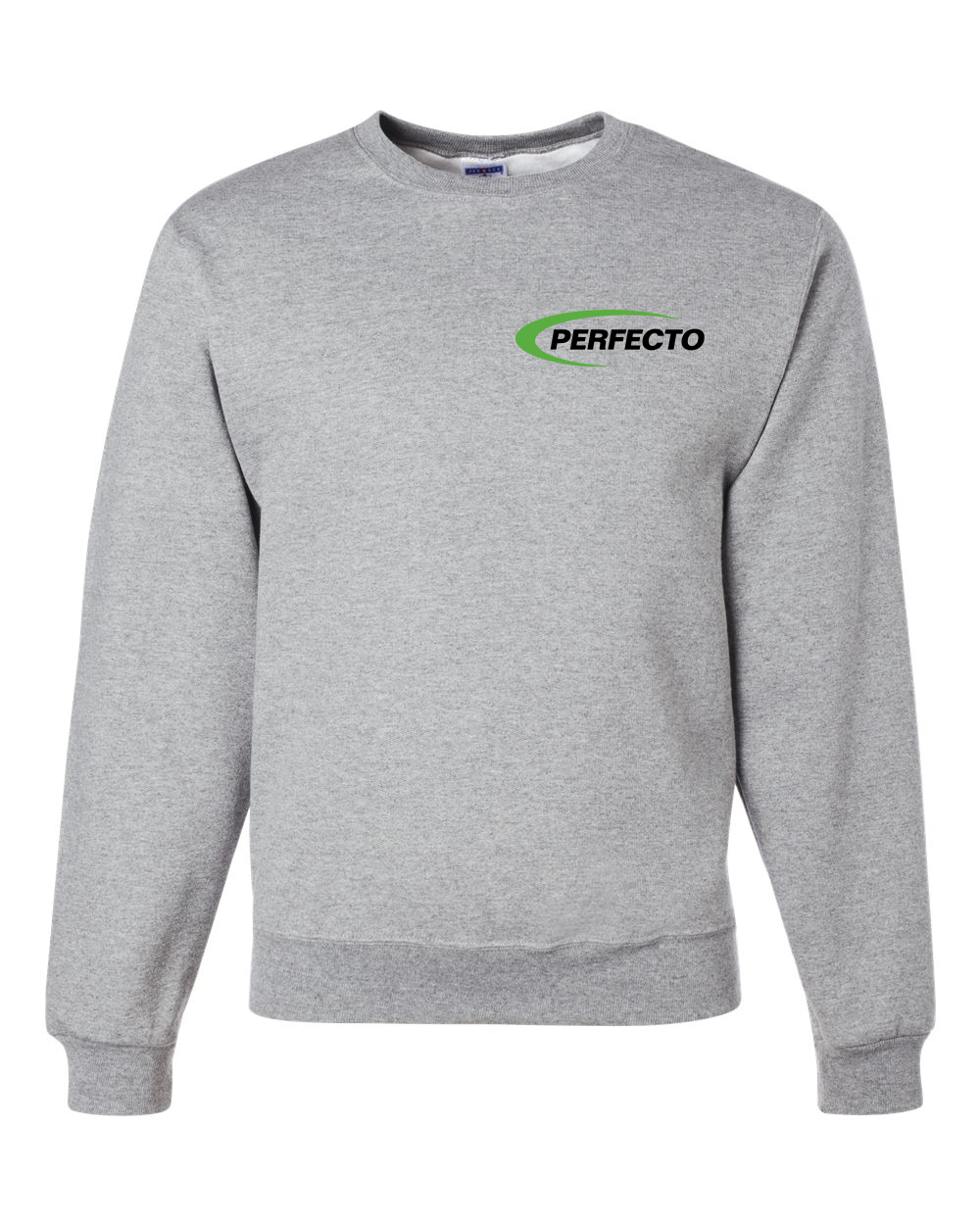 Perfecto Small Logo Crew Sweatshirt - Athletic Heather