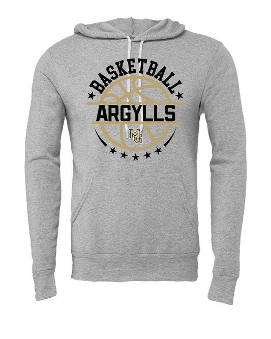 MG Argylls Basketball Hoodie - Athletic Grey
