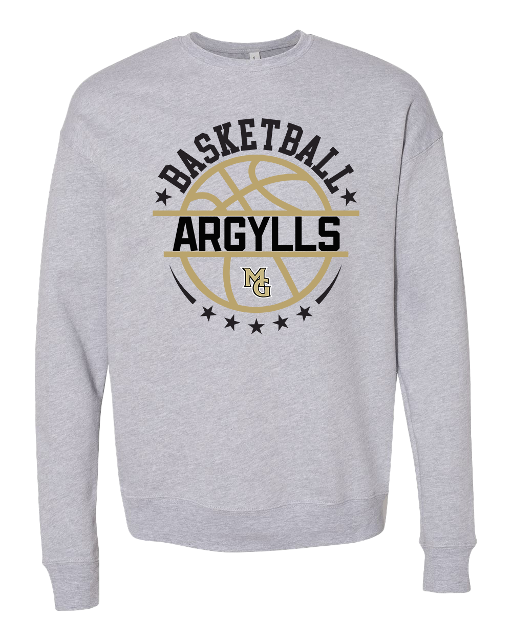 MG Argylls Basketball Crew - Athletic Heather