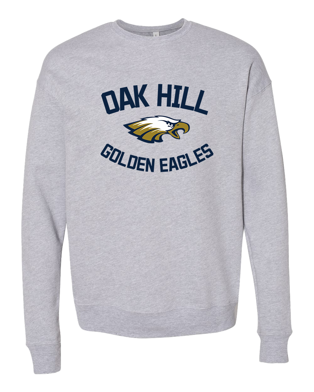 Oak Hill Golden Eagles Arched - Athletic Heather