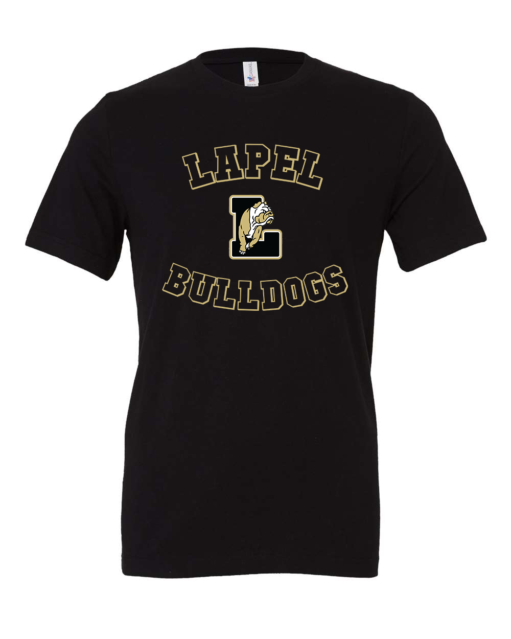 Lapel Bulldogs Tshirt - Black