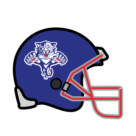 Elwood Panthers Football Helmet Sticker