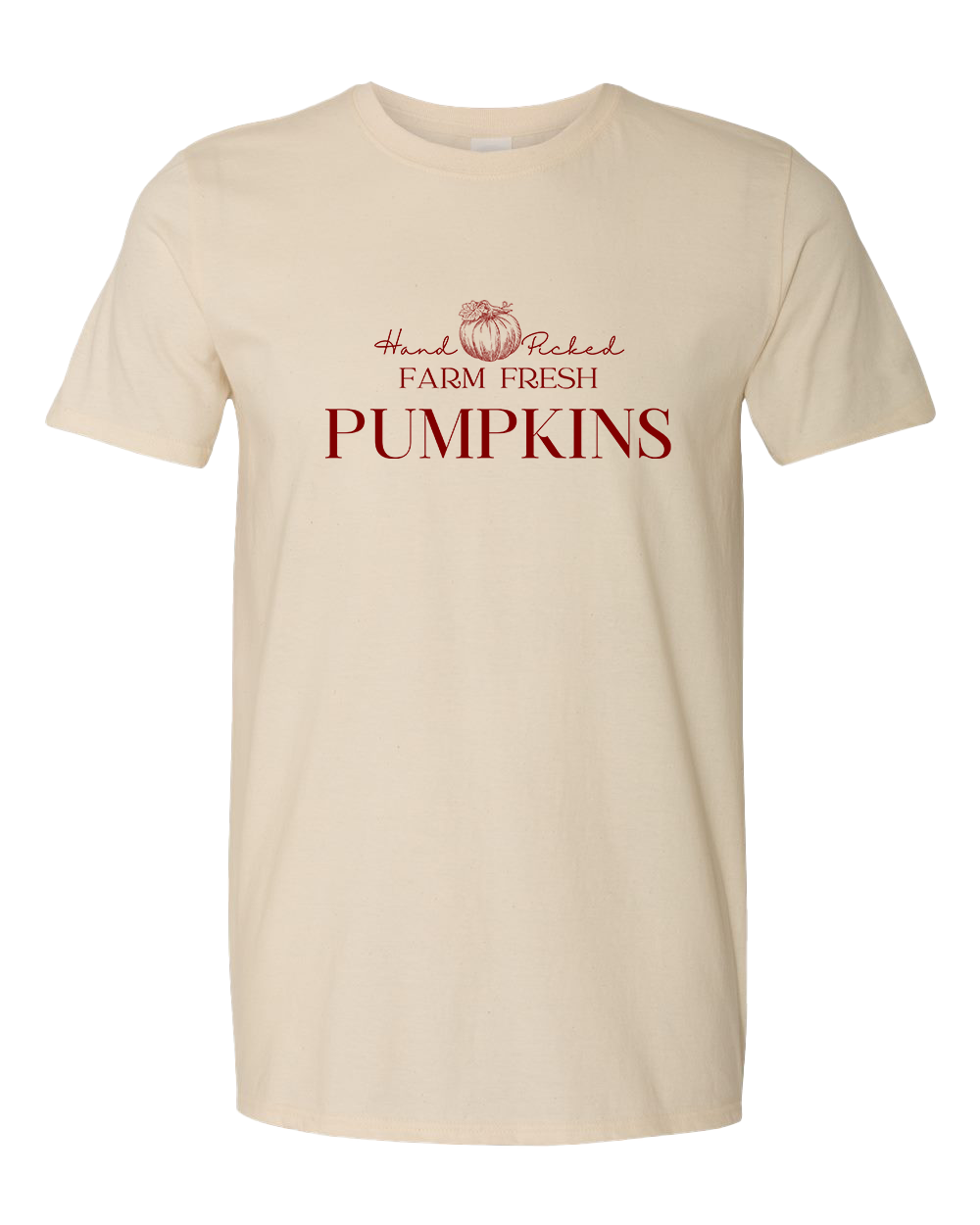 Farm Fresh Pumpkin T-Shirt - Natural