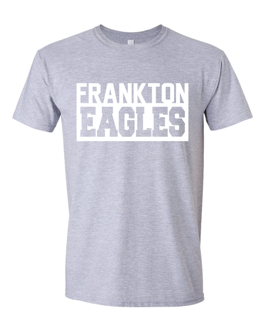 Frankton Eagles Block Tshirt - Sport Grey