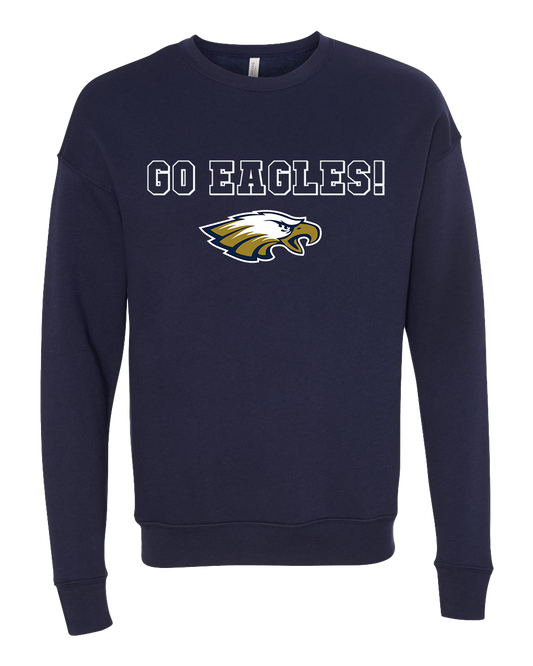 Oak Hill Go Eagles Crew Sweatshirt - Navy