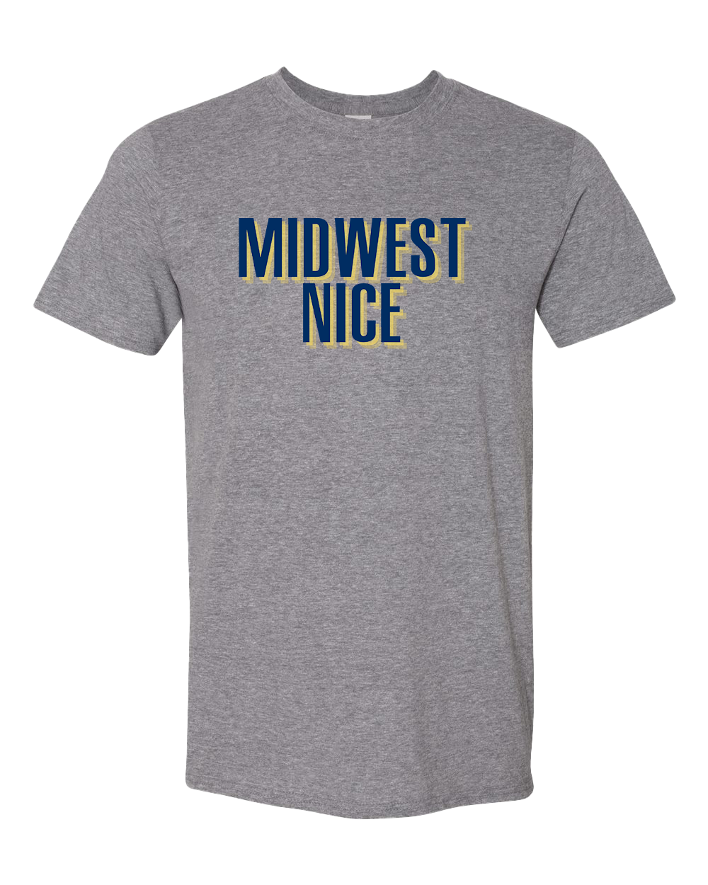 Midwest Nice Tshirt - Graphite Heather