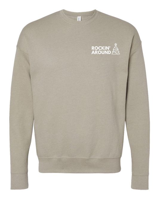 Rockin' Around Crew Sweatshirt - Heather Stone
