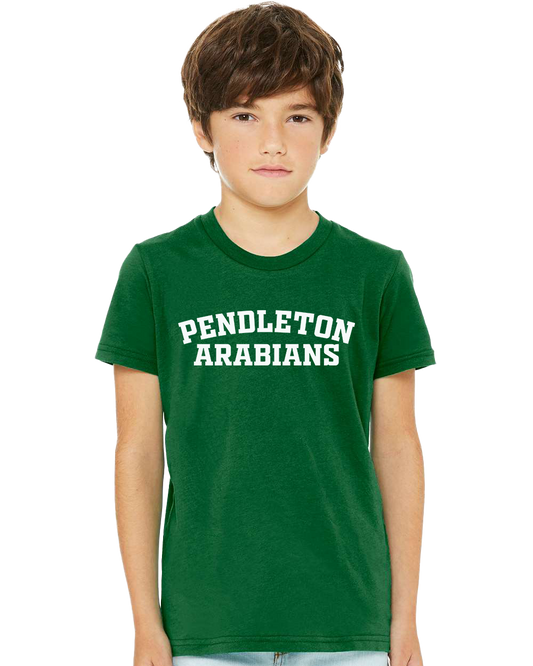 Youth Pendleton Arabians Tshirt - Kelly Green