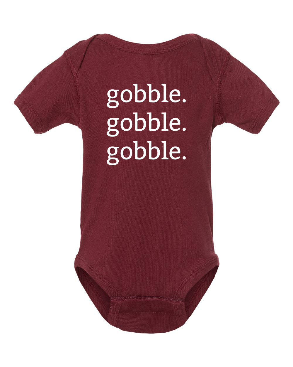 Gobble Gobble Infant Onesie - Maroon