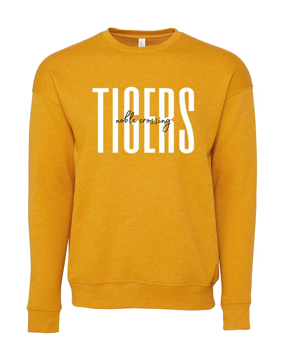 Noble Crossing Tigers Tall Font Crew - Various Colors