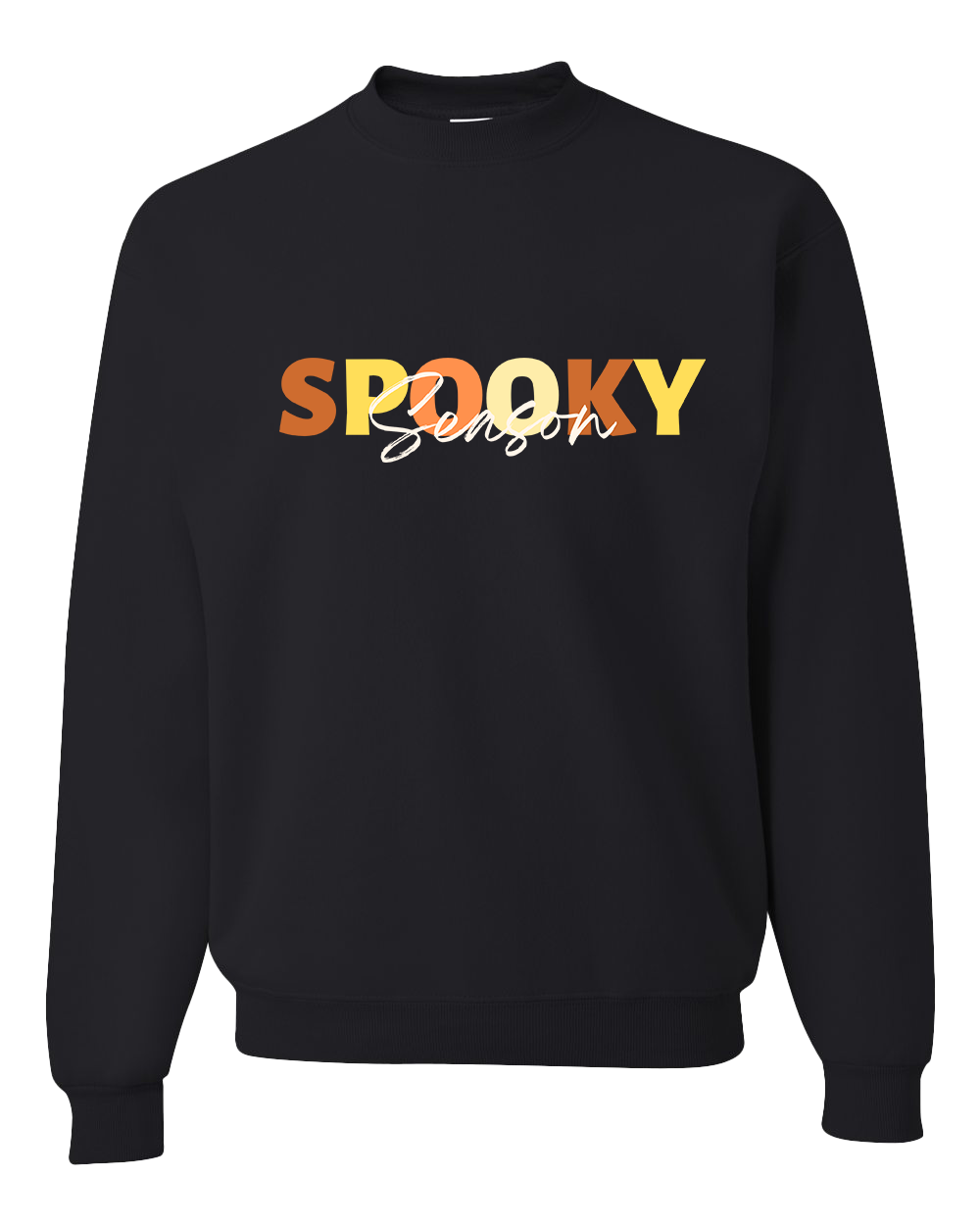 Spooky Season Crew Sweatshirt - Black