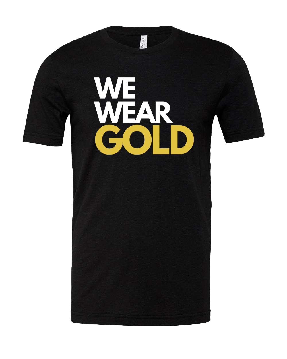 We Wear Gold Noblesville Millers Tshirt - Black Heather