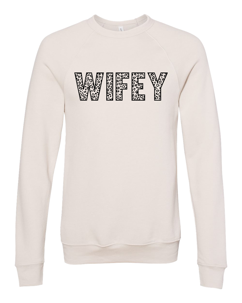 Wifey Crew Sweatshirt - Heather Dust