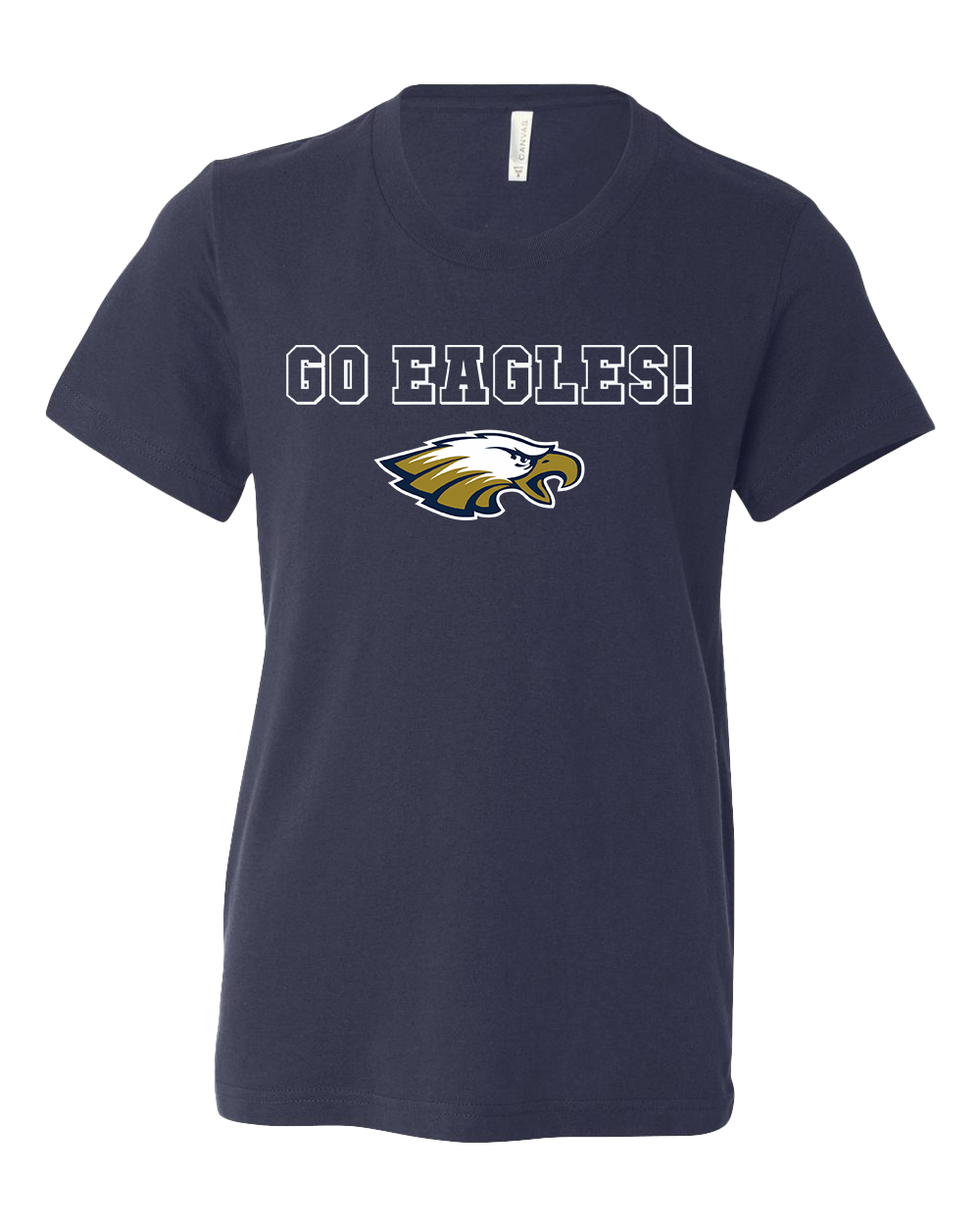 Youth Go Eagles Tshirt - Navy