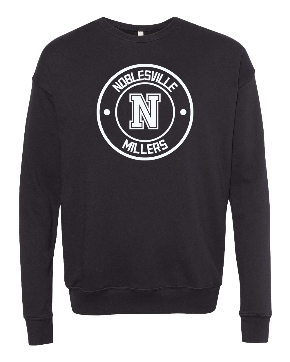 Noblesville Millers Round Crew Sweatshirt - Black